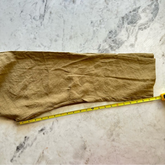 Zara baggy khaki brown pants with elastic waist and pockets - Picture 7 of 7